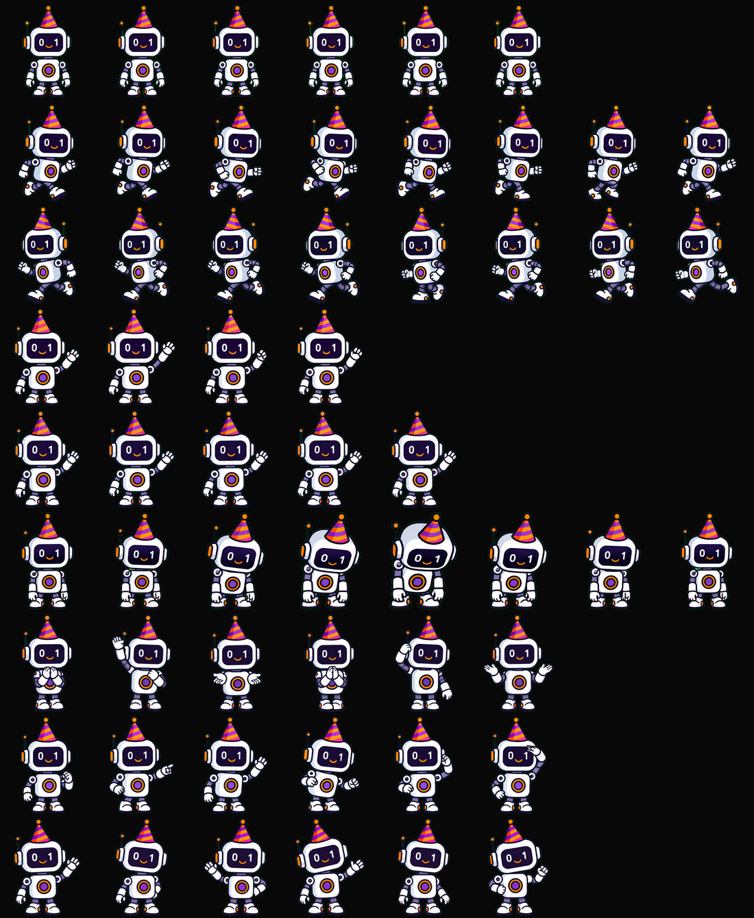 Party Codie 的 spritesheet 动画图集